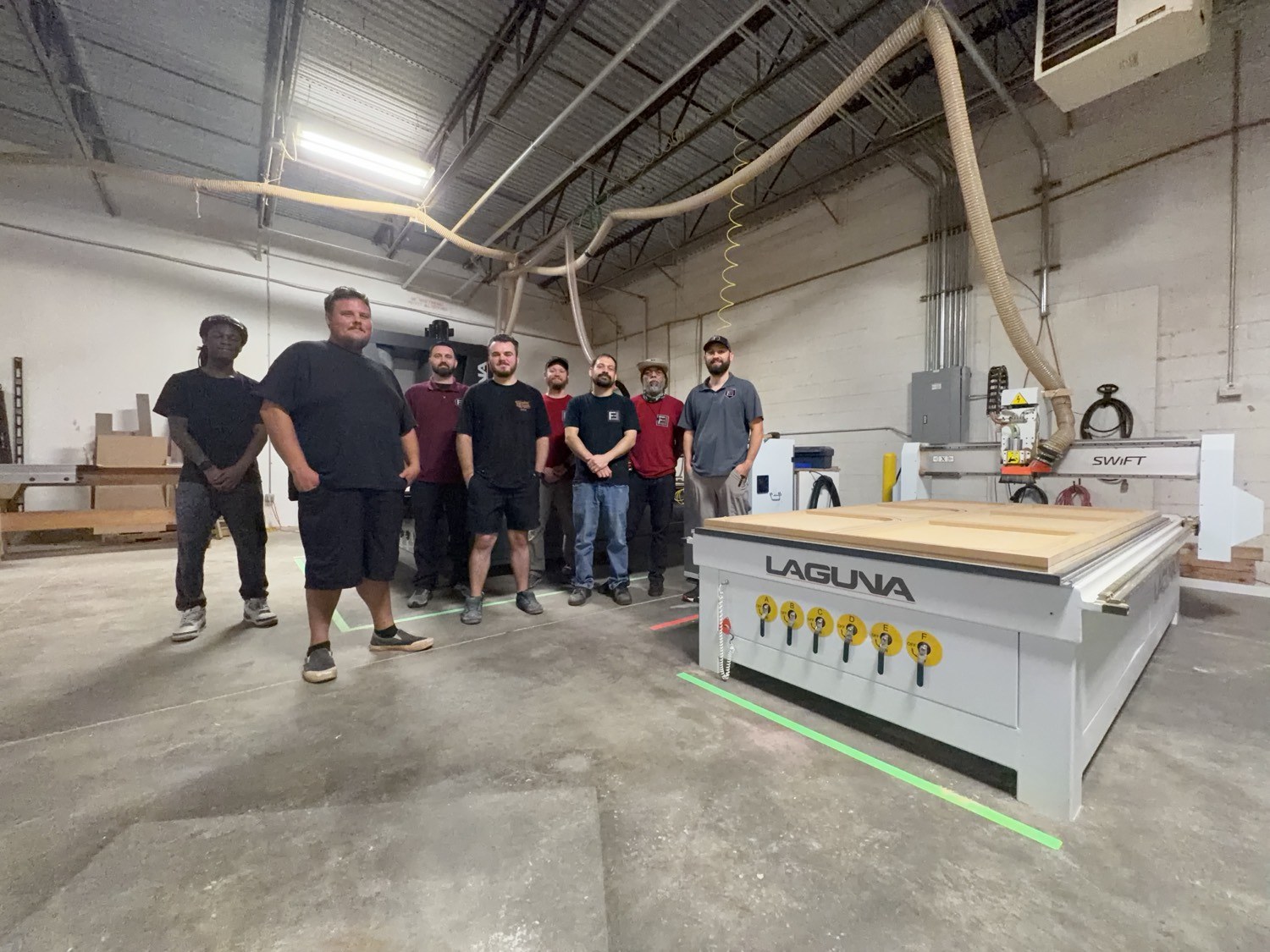 Finest Fabrication team on the Peachtree Corners shop floor